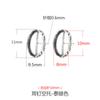 Aretes de plata esterlina 925 soporte vacío aretes retro dorados para mujer aretes diy cera de abeja aretes de turquesa soporte vacío accesorios