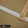 Encaje bordado de algodón de stock de fábrica, accesorios de encaje decorativos para ropa, juguetes y ropa de muñecas
