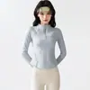 Top feminino de manga comprida com zíper parcial curto para fitness, com painéis texturizados, alta elasticidade, secagem rápida, adequado para corrida ao ar livre e yoga