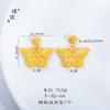Pu Zuo Sifeng mismo estilo oro arena accesorios diy collar colgante mariposa seda diamante para mujer exquisita cadena clavícula de alta calidad