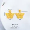Pu Zuo Sifeng mismo estilo oro arena accesorios diy collar colgante mariposa seda diamante para mujer exquisita cadena clavícula de alta calidad