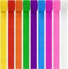 Fitas de papel crepom, fitas coloridas, decorações de jardim de infância para o Dia das Crianças, fundo de quadro-negro de sala de aula escolar, decorações de aniversário, franjas