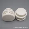 Em estoque fivela de cogumelo de plástico furo duplo fivela de mola translúcida corda de nylon à prova de vento fivela de mola ajustável