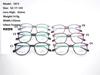 Potencial de Comercio Electrónico Transfronterizo Artículo U K-Style Marco de Gafas de Acero Plástico Marco de Gafas para Hombres y Mujeres Miopía Marco Redondo 1078