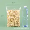 Bolsa de Polipropileno Transparente con Cierre Zip para Té de Frutas y Té de Flores, Bolsa Sellada Engrosada, Bolsa Pequeña para Muestras de Alimentos Saludables