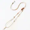 Cordão de Colar Ajustável Tecido à Mão para Pingente de Jade Hetian, Adequado para Homens e Mulheres, Estilo Delicado com Cordão de Sândalo da Montanha Antiga