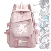 Wuthering Waves Floro Merchandising del Juego Costa Negra Desconocida Lina Xita Mochila Unisex para Estudiante