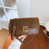 Bolso Pequeño Cuadrado de Moda Retro de Alta Gama Transfronterizo con Cierre para Mujer Otoño 2025 Nuevo Bolso Pequeño Cruzado de Cadena