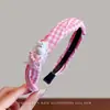 Diadema Cuadros de Dibujos Animados Dulces para Niñas y Niños, Parte Superior Alta de Calavera, Goma para Lavarse la Cara, Banda para el Cabello con Dientes, Antideslizante, No Aprieta la Cabeza
