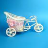 Triciclo colorido cesta de flores cesta de frutas linterna de boda cesta de triciclo juguete de bicicleta decoración cesta de flores al por mayor