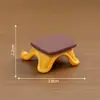 Bonecas Criativas Fofas da Série Cachorrinhos Domésticos Acessórios de Decoração DIY para Casa de Bonecas Mini Paisagem Enfeites Pequenos para Desktop