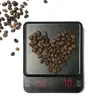 Balanza Electrónica de Café para Mano 3kg Recargable Báscula Inteligente con Temporizador Pantalla LED Invisible Balanza de Café para Hornear