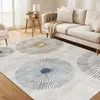 Alfombra de sala de estar plegable lavable de cachemira sintética vintage desgastada transfronteriza con base antideslizante de TPR y pelo corto para dormitorio