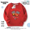 Racing Story Moletom McQueen Mater Meninos e Meninas Outono e Inverno forrado com lã Versátil Roupa Casual Top Bonito