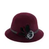 Gorros de Invierno Cálidos para Mujeres de Mediana Edad y Madres Mayores, Sombreros de Cubo con Pompón para Otoño e Invierno, Sombreros Artísticos de Piel Sintética de Visón