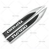 Etiqueta de para-lama Lâmina TURBO adequada para modificação de carro Etiqueta de lâmina carroceria Etiqueta lateral tridimensional