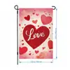 Bandera de Jardín del Día de San Valentín Transfronteriza Decoración Festiva Amazon Temu Bandera Exterior Decoración de Patio Bandera Personalización