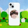 TOP Suporte Airbag para Celular Acrílico Junior Zhu Zhixin Estrela DIY Cabeça Logotipo Criativo