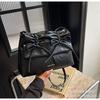 Bolso Tote Plisado con Lazo de Moda 2026 Modelo Nuevo Gran Capacidad Elegante Bolso Cruzado para el Trabajo y los Viajes Bolso de Hombro Grande