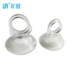 Ventosa de PVC transparente de fábrica Longran directa 40 mm ventosa con anillo de tracción ventosa redonda para vidrio