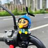 Bateria de carro elétrico carro bicicleta motocicleta decoração pequenos acessórios fofo novo enfeites de guidão boneca pato amarelo