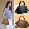 Bolso de mujer transfronterizo, moderno y de alta gama, bolso de concha vintage, versátil y elegante, con textura de lichi, se puede llevar como bolso de hombro, bolso cruzado o bolso de mano