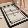 Alfombrillas de Piso Suaves de Barro Diatomeas al por Mayor Transfronterizas, Alfombrillas Antideslizantes para Baño, Alfombrillas Absorbentes para Puerta de Baño Domésticas, Alfombrillas Antideslizantes