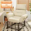 Sillón perezoso, reclinable para sentarse y dormir, doble propósito para oficina, silla plegable para siesta individual, silla para dormitorio