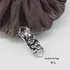 Accesorios de Horquilla Hanfu de Doble Anillo Colgante para Collar DIY Pulsera Estilo Sureño Estilo Antiguo Colgante Doble de Loto Encanto de Mano Pixiu