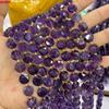 Estrella de seis puntas de 10 mm pastel redondo piedra natural cuentas sueltas semiacabadas corte duro redondo accesorios al por mayor para collar pulsera DIY