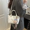 Bolsa feminina vintage multifuncional, design de nicho de alta qualidade, bolsa de ombro outono 2025, bolsa de axila da moda, bolsa transversal