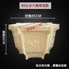 Molde de Vaso de Flor Hexagonal Vaso de Cimento Concreto Vaso DIY Modelo de Plástico Grande Extra Grande Bandeja de Vaso de Jardim