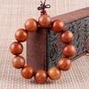 Pulsera de Palo de Rosa Birmano para Hombre Pulsera Retro de Cuentas de Buda DIY Juguete Cultural para Hombres y Mujeres Decoración de Cuentas de Rosario de Madera Venta al por Mayor