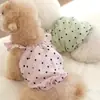 Vestido Protetor Solar Ultra Fino para Pet Cachorro Pequeno Fragrância Verão Gato Teddy Bichon Yorkshire Terrier Roupas para Filhote