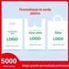 Bolsas Personalizadas, Presentes de Confeitaria, Cosméticos, Gráficos, Loja de Óculos, Embalagens para Viagem, Sacolas Plásticas Tipo Veste para Frutas, Personalização