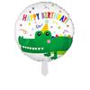 Nuevo globo de dinosaurio versión Q lindo decoración de fiesta temática de dinosaurio Corona cumpleaños infantil caricatura globo de aluminio