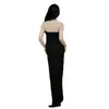Vestido Sexy para Discoteca Ktv Vestido de Noche de Gama Alta Ropa de Trabajo para Técnico de Masaje Spa Baño de Pies Falda Larga sin Espalda