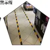 Cinta de Advertencia para Escaleras, Espacios de Estacionamiento en Talleres de Fábrica, Pegatinas Marcadoras de División de Áreas de Piso 5S, Tiras Indicadoras de Salida de Emergencia