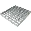 Plataforma de Grelha de Aço Galvanizado Degrau Calha Cobertura Degrau com Formato Especial Fábrica Passarela Escada Grelha de Aço Dentada