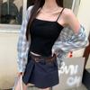 Foto Real # Camisola de Mujer 2025 Nuevo Verano Espalda Hermosa Deseo Puro Dulce y Picante Uso Único Adelgazante Top Corto
