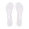 Saltos Altos Femininos, Palmilhas Massageadoras Antiderrapantes Casuais, Suporte de Arco em Silicone Transparente, Almofadas de Três Pontos, Palmilhas Corretivas Espessadas