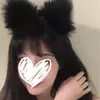 Diadema de Peluche con Orejas de Gato Puramente Sexy para Mujer, Linda Diadema de Cosplay de Chica Gato, Accesorio para el Cabello Atrezzo Fotográfico Temático de Gato de Celebridad de Internet