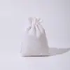 Bolsa de Linho com Cordão Bolsa de Presente de Natal Joia Estampada com Logo Brinquedo Pulseira Pequena Bolsa de Tecido Bolsa de Linho com Cordão Personalização