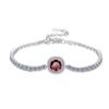 Pulsera de Plata Esterlina de Venta Caliente Transfronteriza Moda Circonio de Alto Color Moissanita Cierre de Langosta Pulsera Ajustable Joyería para Mujer Venta al por Mayor