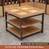 Gôndola ponta de gôndola balcão expositor vitrine prateleiras multicamadas supermercado loja de conveniência lanches frutas quadrado
