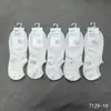 Baiju Nuevo Modelo 7129 Calcetines de Algodón Primavera y Verano Dibujos Animados para Mujer Invisibles Moda Calcetines Gruesos Malla Invisible Corte Bajo Calcetines Blancos