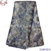 Vestido de pasarela con bordado fino estilo corte jacquard tela de brocado de seda dorada y plateada tela de brocado europea y americana