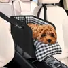 Consola Central Asiento de Coche para Perro Reposabrazos para Perro Asiento Elevador Adecuado para Perros Pequeños Bolsa Plegable para Mascotas