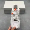 Lanzamiento Limitado en el Extranjero de Tenis Blancos Air Force 1 '07 Low para Hombre y Mujer, Tenis de Caña Baja Air Force One