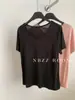 Camiseta Regular de Manga Curta com Ombro Normal para Mulheres, Fibra de Cupro Fresca e Confortável, Fina, Alta Elasticidade, Caimento Fluido, Cor Sólida, Camada Base